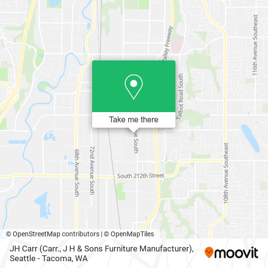 JH Carr (Carr., J H & Sons Furniture Manufacturer) map