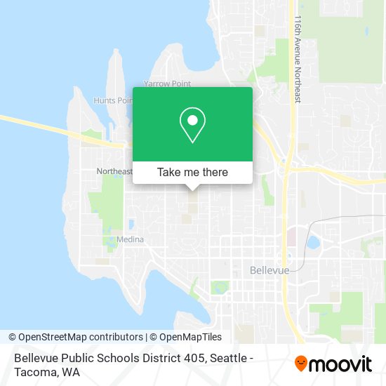 Bellevue Public Schools District 405 map