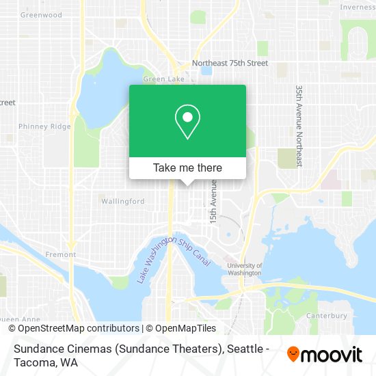 Mapa de Sundance Cinemas (Sundance Theaters)