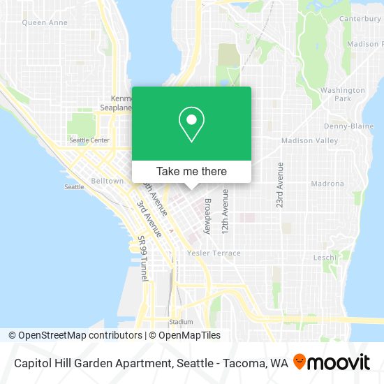 Capitol Hill Garden Apartment map