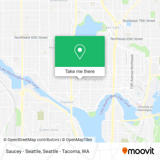 Mapa de Saucey - Seattle