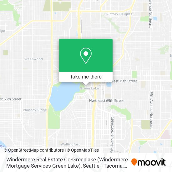 Windermere Real Estate Co-Greenlake (Windermere Mortgage Services Green Lake) map