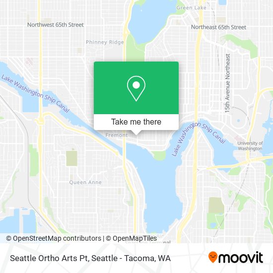 Mapa de Seattle Ortho Arts Pt