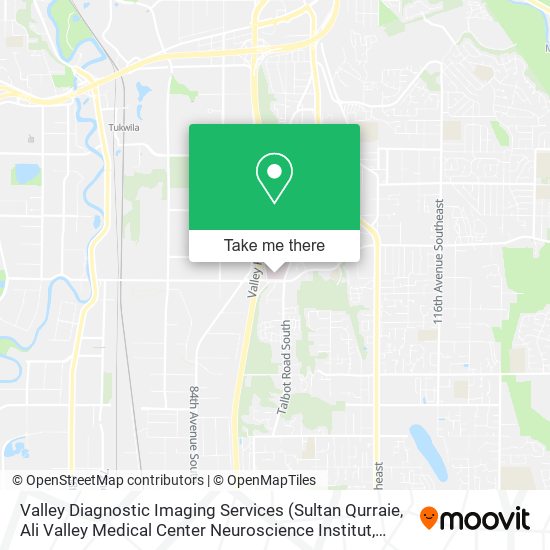 Mapa de Valley Diagnostic Imaging Services