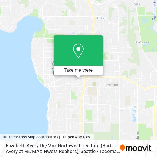 Mapa de Elizabeth Avery-Re / Max Northwest Realtors (Barb Avery at RE / MAX Nwest Realtors)