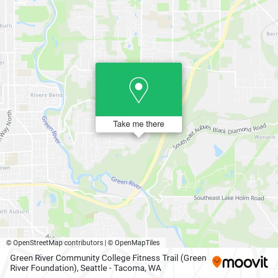 Green River Community College Fitness Trail (Green River Foundation) map