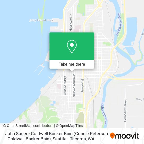 Mapa de John Speer - Coldwell Banker Bain (Connie Peterson - Coldwell Banker Bain)