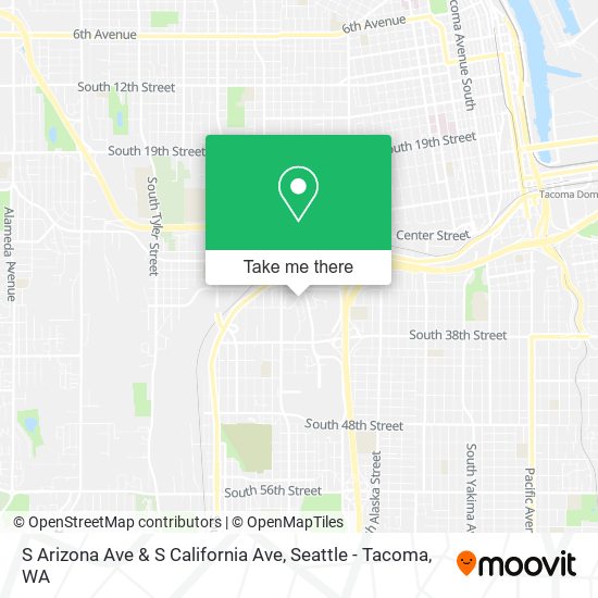 Mapa de S Arizona Ave & S California Ave