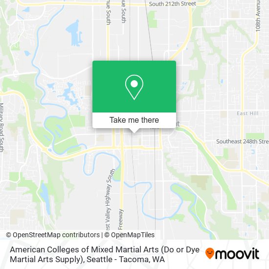 American Colleges of Mixed Martial Arts (Do or Dye Martial Arts Supply) map