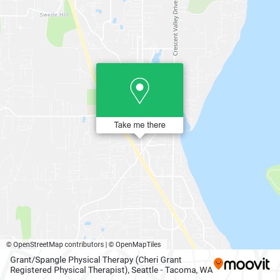 Mapa de Grant / Spangle Physical Therapy (Cheri Grant Registered Physical Therapist)