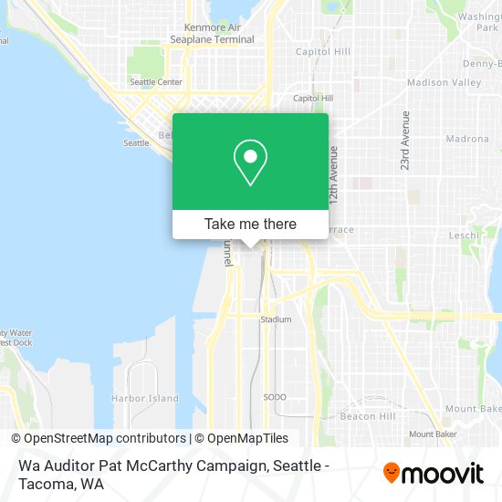 Wa Auditor Pat McCarthy Campaign map