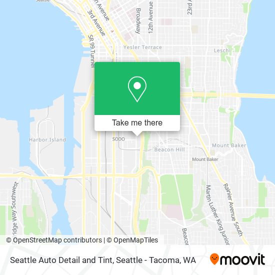 Mapa de Seattle Auto Detail and Tint