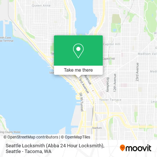 Seattle Locksmith (Abba 24 Hour Locksmith) map