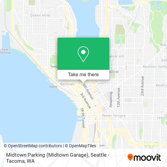 Mapa de Midtown Parking (Midtown Garage)