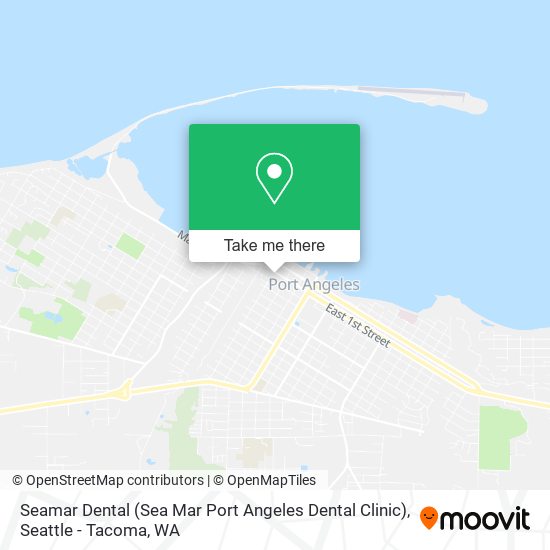 Mapa de Seamar Dental (Sea Mar Port Angeles Dental Clinic)