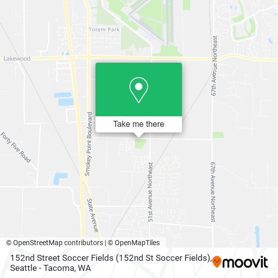 152nd Street Soccer Fields map