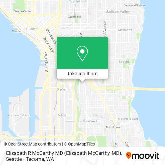 Mapa de Elizabeth R McCarthy MD (Elizabeth McCarthy, MD)