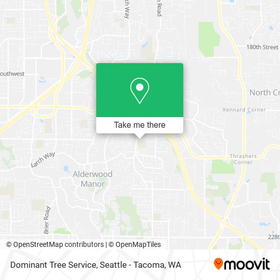 Dominant Tree Service map