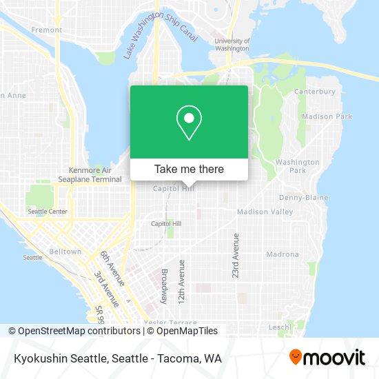 Kyokushin Seattle map