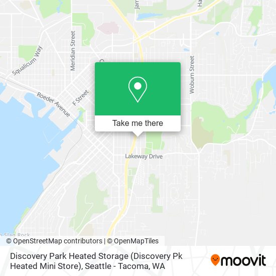 Mapa de Discovery Park Heated Storage (Discovery Pk Heated Mini Store)