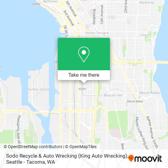 Sodo Recycle & Auto Wrecking (King Auto Wrecking) map
