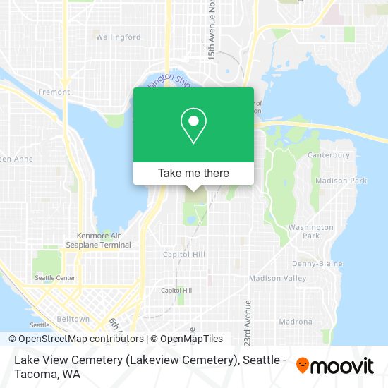 Mapa de Lake View Cemetery (Lakeview Cemetery)