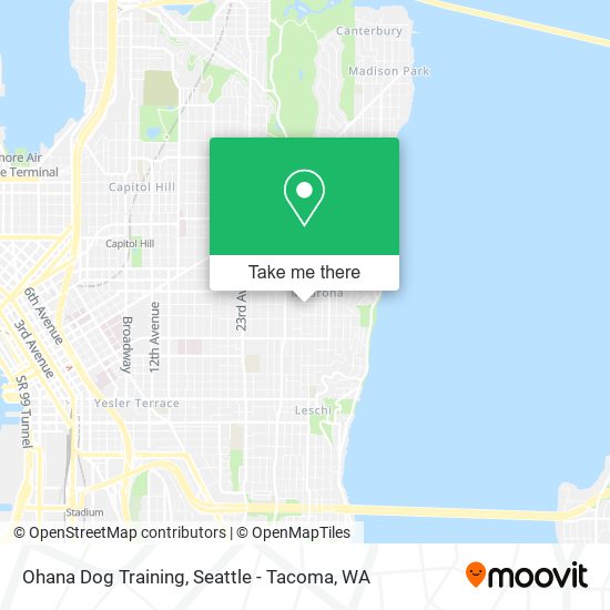 Mapa de Ohana Dog Training