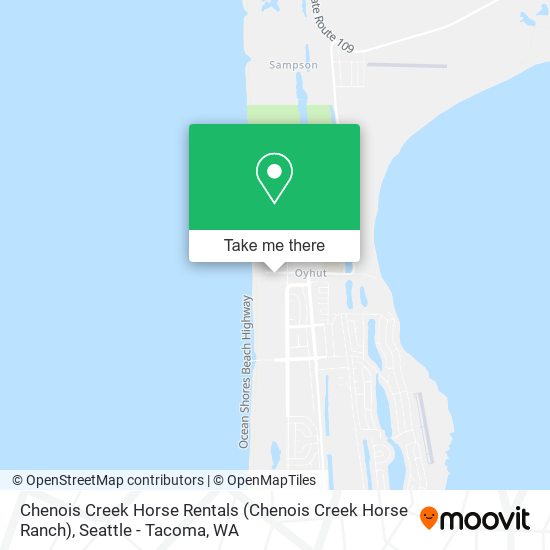 Mapa de Chenois Creek Horse Rentals