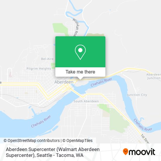 Mapa de Aberdeen Supercenter (Walmart Aberdeen Supercenter)