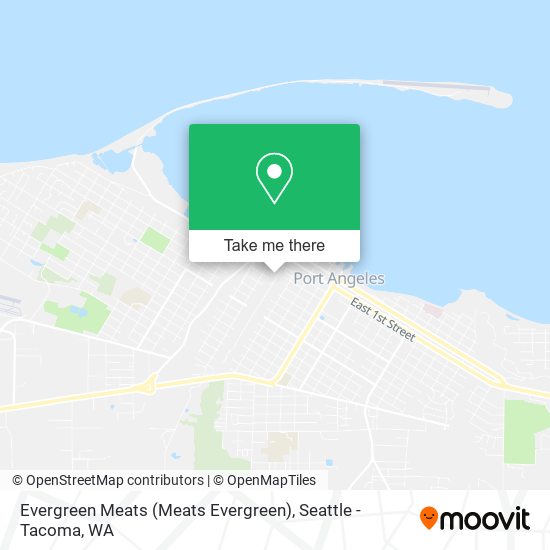 Evergreen Meats map