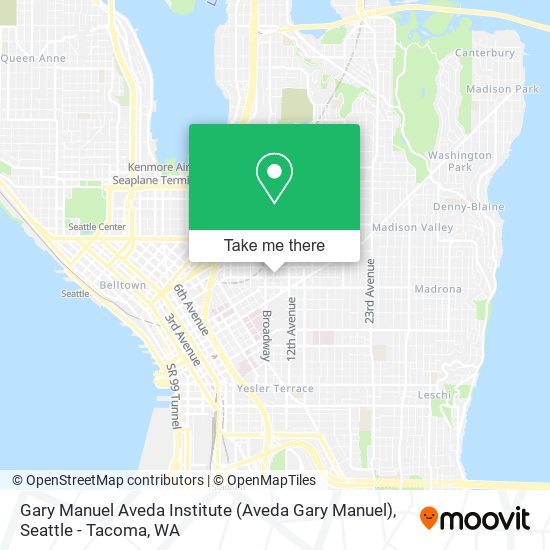 Gary Manuel Aveda Institute map