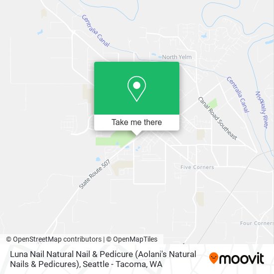 Luna Nail Natural Nail & Pedicure (Aolani's Natural Nails & Pedicures) map