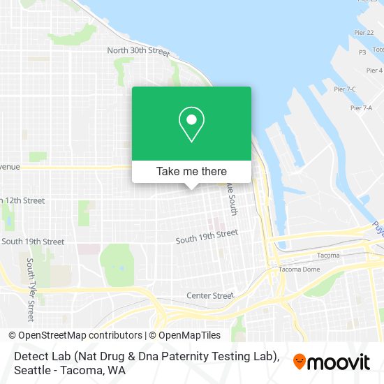 Mapa de Detect Lab (Nat Drug & Dna Paternity Testing Lab)