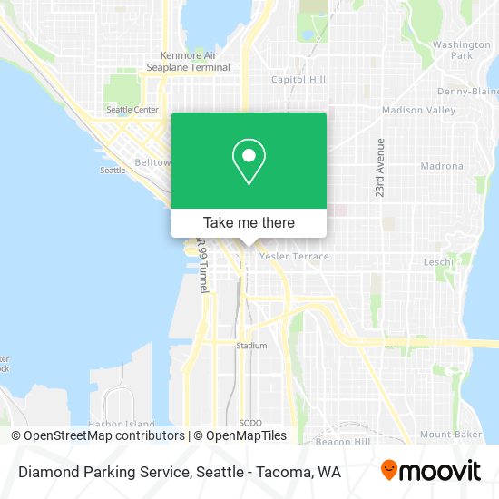 Diamond Parking Service map