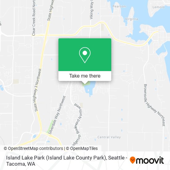 Island Lake Park map