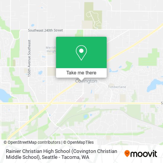 Rainier Christian High School (Covington Christian Middle School) map
