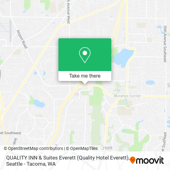Mapa de QUALITY INN & Suites Everett (Quality Hotel Everett)