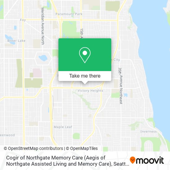 Mapa de Cogir of Northgate Memory Care (Aegis of Northgate Assisted Living and Memory Care)