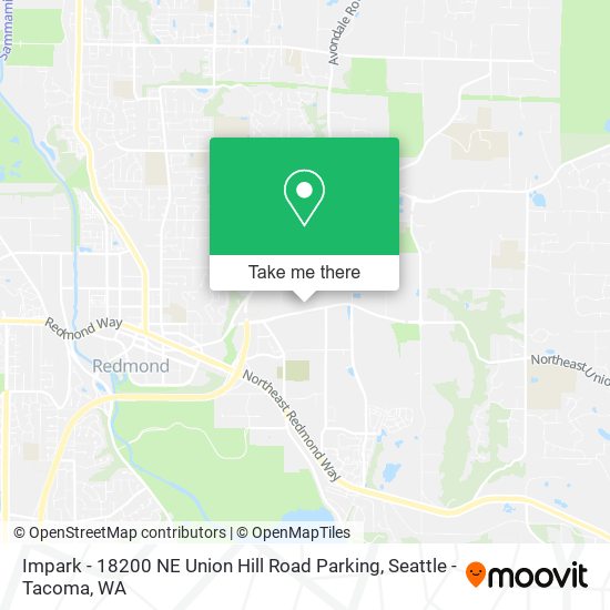 Impark - 18200 NE Union Hill Road Parking map