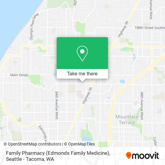 Mapa de Family Pharmacy (Edmonds Family Medicine)