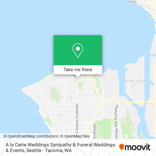 Mapa de A la Carte Weddings Sympathy & Funeral Weddings & Events