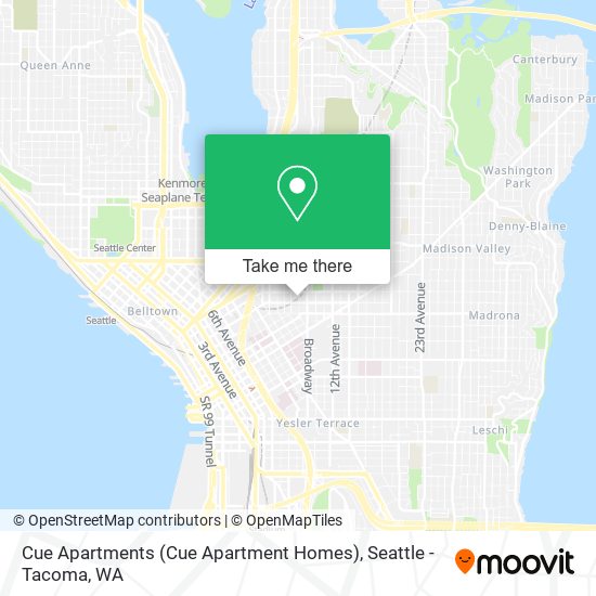 Mapa de Cue Apartments (Cue Apartment Homes)