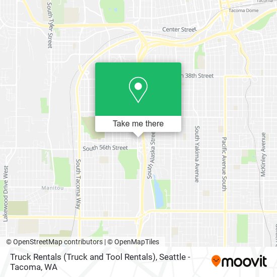 Mapa de Truck Rentals (Truck and Tool Rentals)