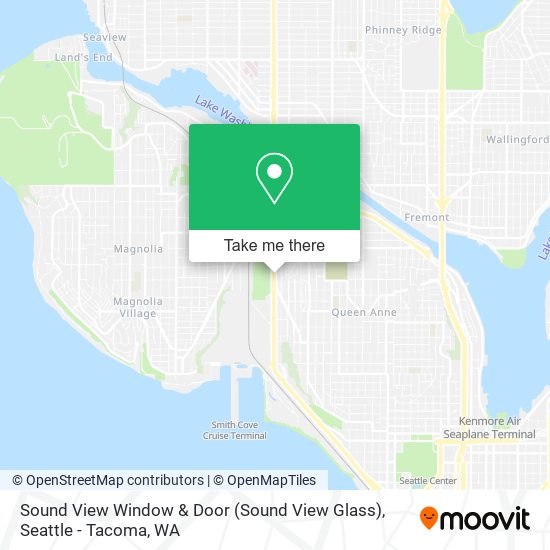 Mapa de Sound View Window & Door (Sound View Glass)