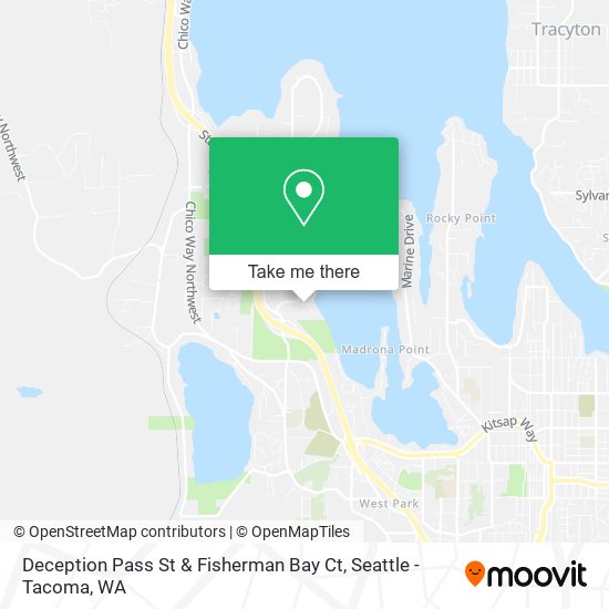 Mapa de Deception Pass St & Fisherman Bay Ct