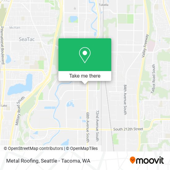 Metal Roofing map