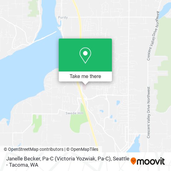 Mapa de Janelle Becker, Pa-C (Victoria Yozwiak, Pa-C)