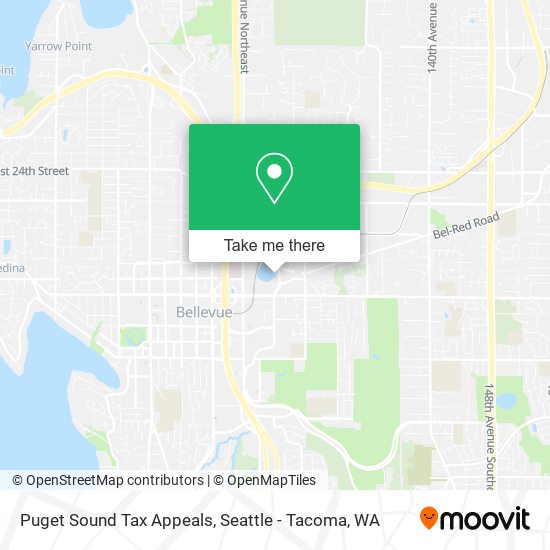 Puget Sound Tax Appeals map