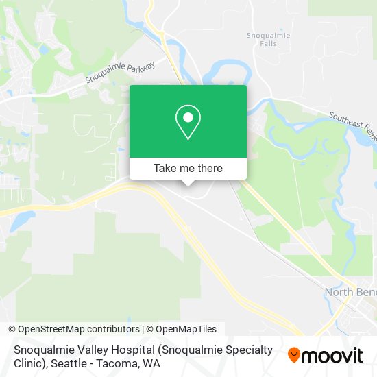 Mapa de Snoqualmie Valley Hospital (Snoqualmie Specialty Clinic)