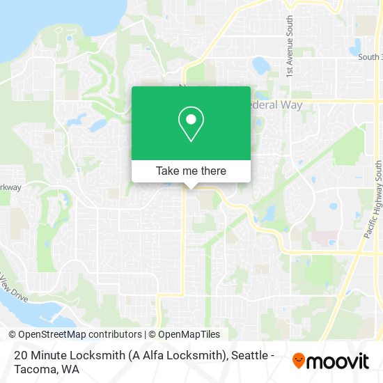 Mapa de 20 Minute Locksmith (A Alfa Locksmith)